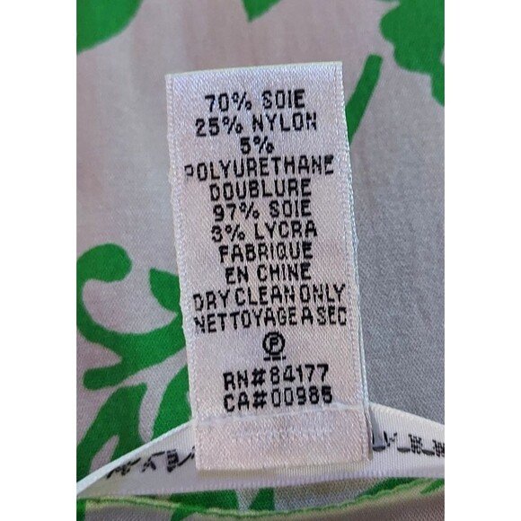 Diane Von Furstenberg Silk Nylon Skirt Womens size 4 Straight Pencil Stretch - Picture 9 of 11